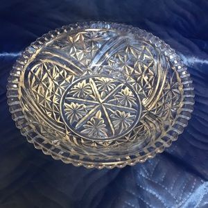 Cut Glass Candy Dish